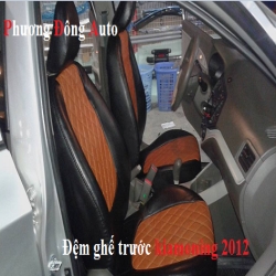 Phương đông Auto Lắp ghế chế Kiamoning màu đen da bò 2012-2015
